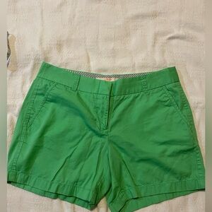 J Crew Chino Green Shorts